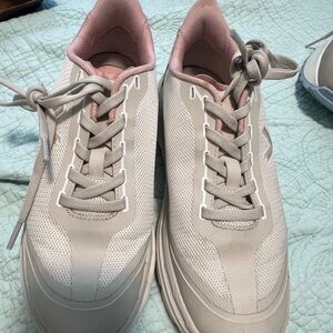 Women's Vionic Pink and Cream Sneakers